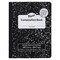 Pacon Composition Book, Black Marble, 9/32 in ruling with red margin 9-3/4in. x 7-1/2in., 100 Sheets, 6PK PMMK37106DE - alternate 4